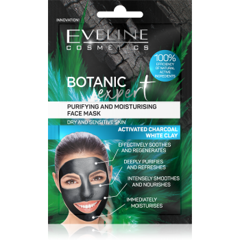 BOTANIC EXPERT reinigende und Feuchtigkeit spendende Gesichtsmaske, 2x5 ml